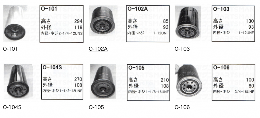 エレメント/オイルフィルターのお取扱いについて │ ゴムクロマグ