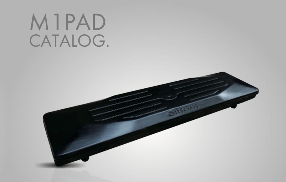 MAXIS(マクシス)　建設機械用 ゴムパッド・シューパッド  P135-450 4本ボルト止め　86枚セット MAXIS(マクシス) 建設機械用 ゴムパッド・シューパッド M101-250 2本